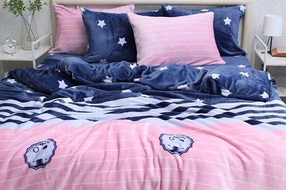 Комплект постельного белья велсофт (микрофибра) ALM1904 | Зображення 4