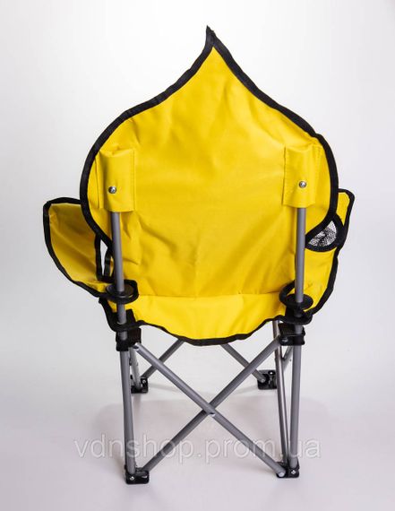 Крісло туристичне для дитини 34х58х65 см з підстаканником Жовтий SJ-0065Y | Зображення 2