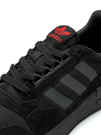 Кроссовки ZX 500 RM All Black замша , текстиль весна / лето / осень A3614 | Зображення 4