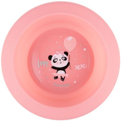 Набір дитячого посуду Canpol babies Exotic Animals Рожевий 2 шт. (56/523_pin) | Зображення 1