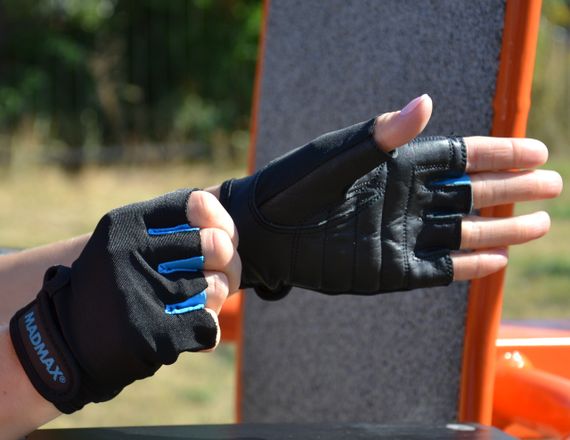 Рукавички для фітнесу MadMax MFG-251 Rainbow Turquoise L | Зображення 8