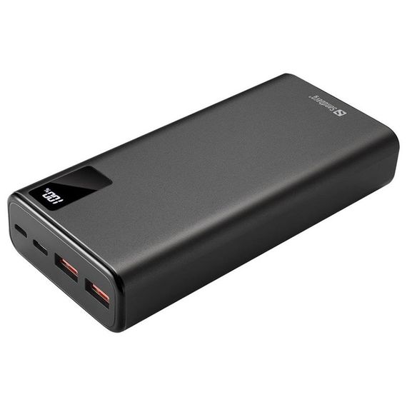 УМБ Sandberg 20000mAh 20W 3A PD,QC3.0, 2xUSB, Type-C OUT | Зображення 1