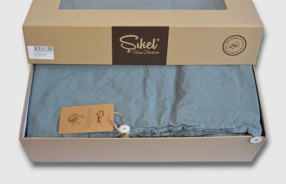 Постельное белье Sikel Stonewashed Soho 200 х 220 см Mavi | Зображення 2