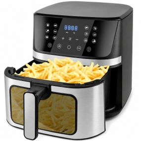 Мультипіч Maltec AirFryer1800W-7L, 7 л, аерофритюрниця без олії з віконцем і дисплеєм