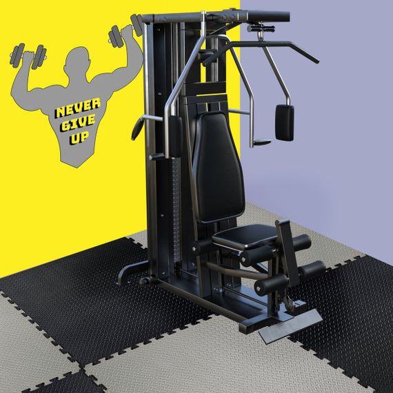 Підлогове двостороннє покриття GREY та BLACK 100*100cm*2cm (D) SW-00001844 | Зображення 4