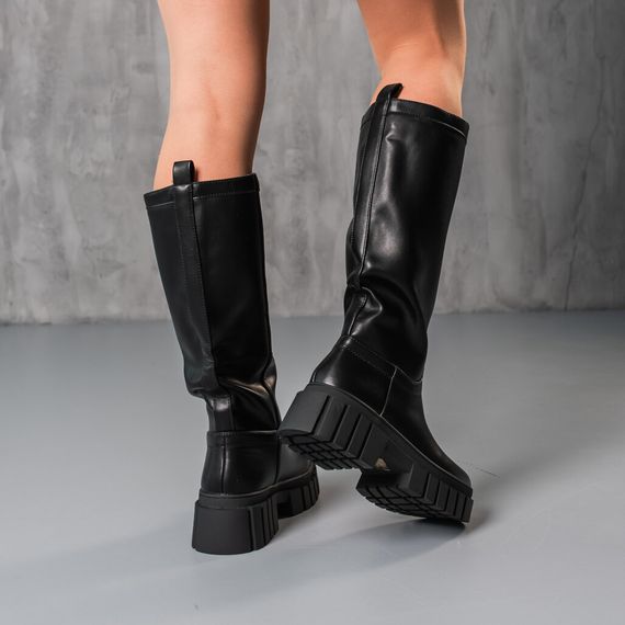 Чоботи жіночі Fashion Alvira 3867 36 розмір 23,5 см Чорний | Зображення 4