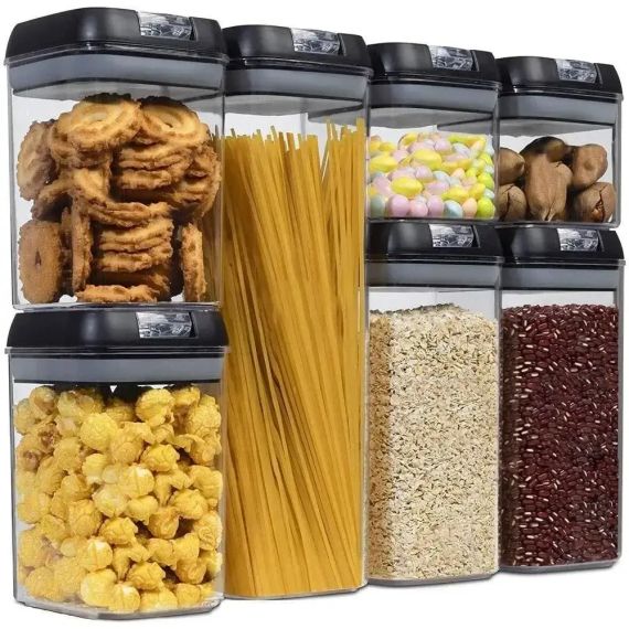 ОЧЕНКА! Набір контейнерів для їжі, 7 предметів, FOOD Storage Container (Плохе паковання, тріщина 3068) | Зображення 4
