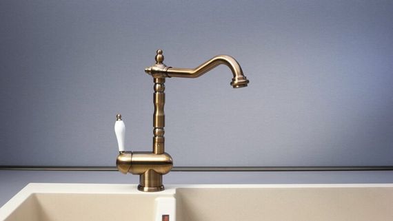 Кухонний змішувач Fabiano FKM 37 Brass Antique 8232.403.0343 | Зображення 4
