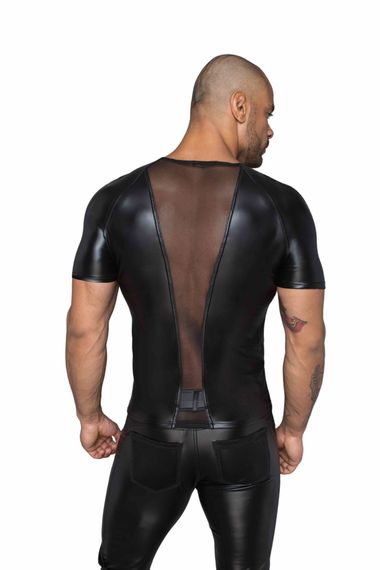 Футболка с мокрым эффектом Noir Handmade H056 Men's T-shirt made of powerwetlook, L | Зображення 1