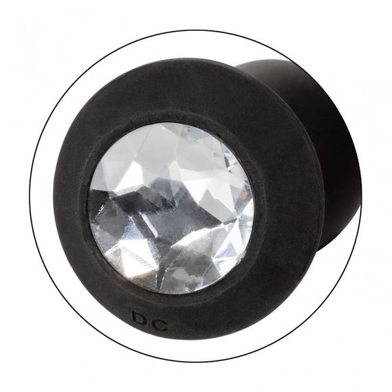 Анальна пробка із вібрацією Crystal Probe камінь прозорий California Exotic sexstyle | Зображення 7