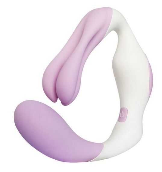 Вибратор Adrien Lastic O Venus, Белый/розовый | Зображення 1