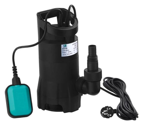 Насос дренажний Pumpman GS750 Нmax 10 м Qmax 12,9 куб.м 750 Вт (CV029787)