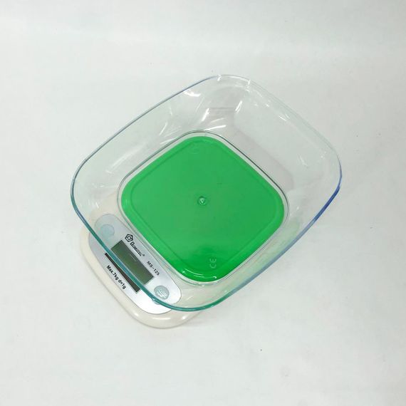 Весы кухонные DOMOTEC MS-125 Plastic, точные кухонные весы, весы для взвешивания продуктов. YD-316 Цвет: зеленый | Зображення 6