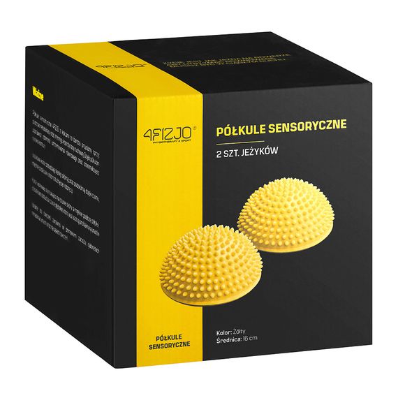 Півсфера масажна балансувальна (масажер для ніг, стоп) 4FIZJO Balance Pad 16 см Yellow 4FJ0110 (P-5907739310460) | Зображення 1
