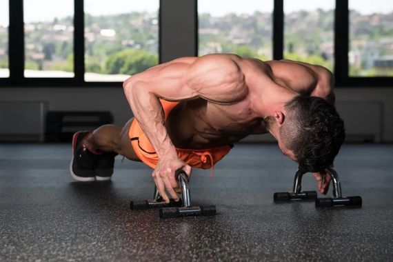 Упори для віджимань Power System PS-4005 Push Up Stand (Прямі) (PS-4005_Black-Steel) | Зображення 5