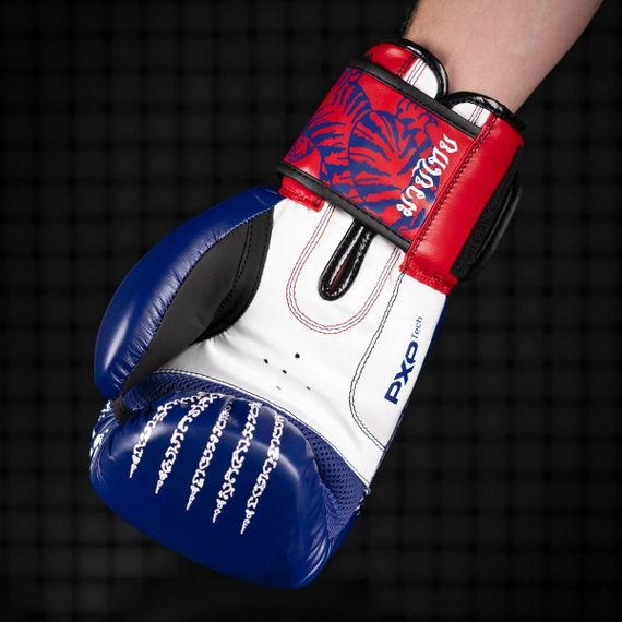 Боксерські рукавиці Phantom Muay Thai Blue 12 унцій (бинти в подарунок) | Зображення 8