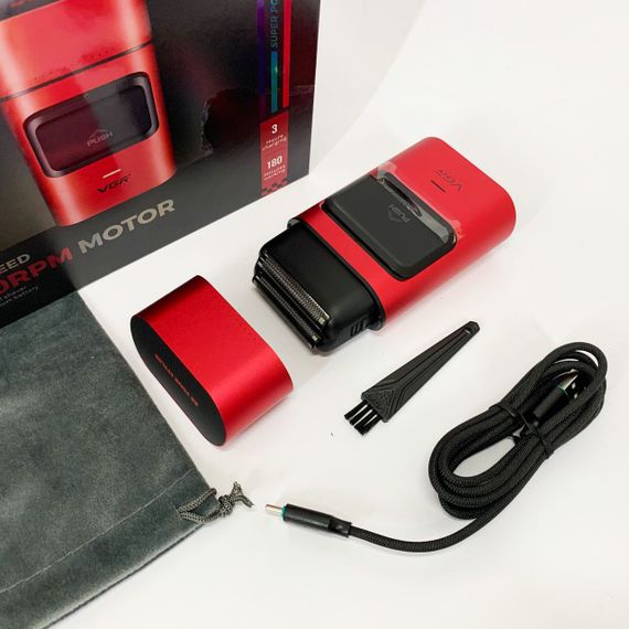 Бритва с аккумуляторным зарядным устройством VGR V-307, Електробритва для бороды, Бритвы аккумуляторные CV-20 | Зображення 2