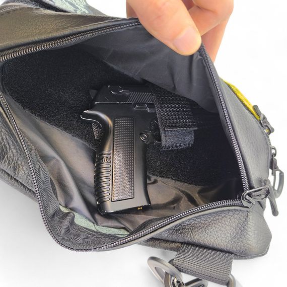 Чоловіча сумка кабура тактична плечова, Армійська сумка для чоловіків, Чоловічі сумки через плече WI-11 | Зображення 1