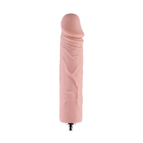 Силіконовий фалоімітатор для секс-машин Hismith 7" Silicone Dildo, система KlicLok | Зображення 1