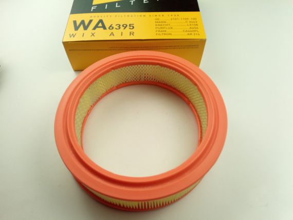 Фільтр повітряний ВАЗ 2101, WIX (WA6395) у пакованні. (2101-1109100) | Зображення 1