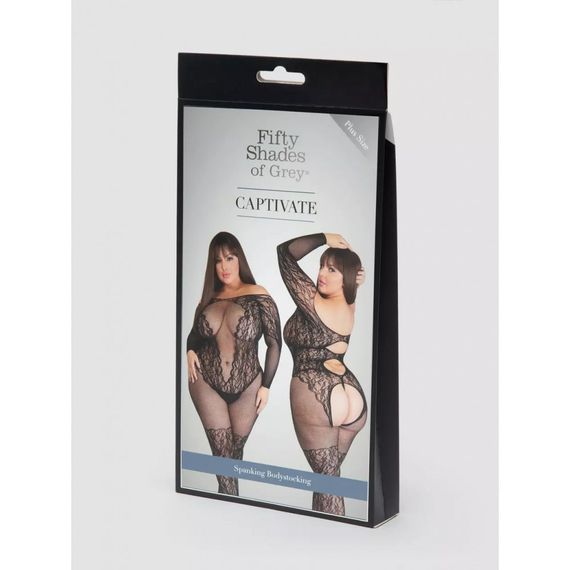 Боді Fifty Shades Of Grey Captivate чорний, розмір Plus Size (EU: 46-52) Sex Aura | Зображення 2