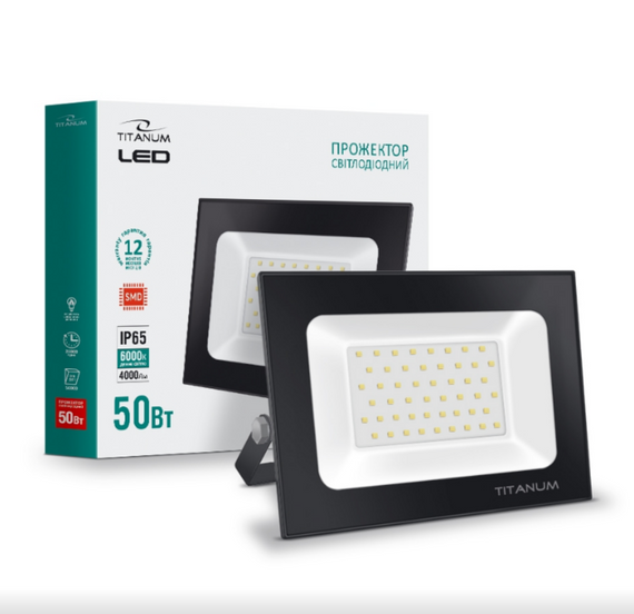 LED Прожектор 50W 6000К 220V TLF506 Titanum