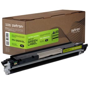 Тонер-картридж Patron HP 126A (CE310A) Green Label, black (PN-126AKGL)