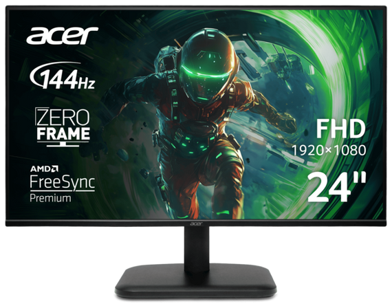 Монiтор 23.8" Acer EK241YP6bi (UM.QE1EE.601) Black