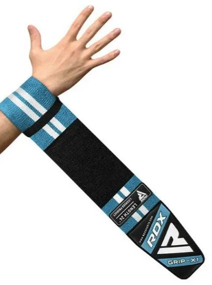 Бинти для зап'ясть (кистьові бинти) RDX W4 SKY BLUE 18"-S (WAH-W4SU-S) | Зображення 3