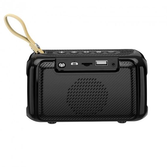 Портативна колонка XPRO BR17 5Вт USB, AUX, FM, Bluetooth чорна (ЦУ-00033703) | Зображення 2