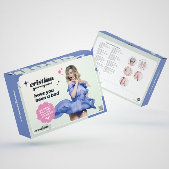 Секс-лялька з 3 отворами Crushious CRISTINA The Inflatable Nurse, бежева, 155 см Sex Aura | Зображення 1