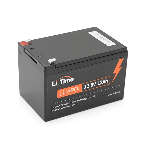 Акумуляторна батарея Li-TIME LiFePO4 12.8V 12Ач 154Wh,(12/12A) F2, 151*98*95mm