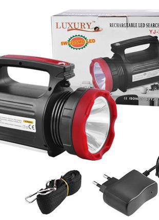 Акумуляторний ліхтар прожектор Yajia YJ-2895U LED переносний для охорони | Зображення 2