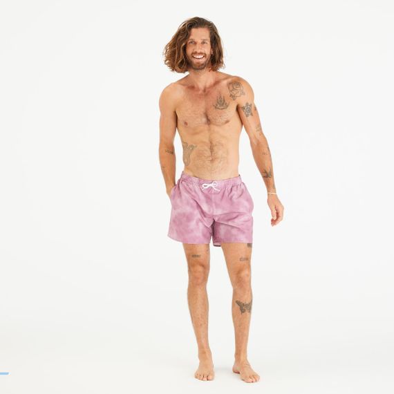 Шорти чоловічі 100 для плавання фіолетово-сірі - S | Зображення 1