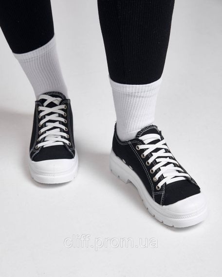 Кеды unisex OSTIN чёрные 38 | Зображення 8