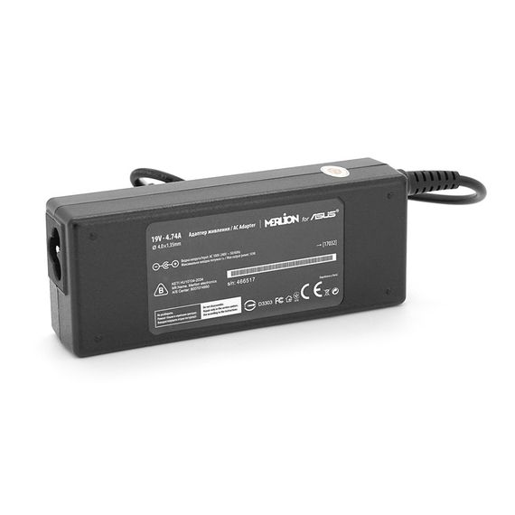 БП MERLION для ноутбука ASUS 19V 4.74A 90Вт шт. 4.0x1.35мм | Зображення 2