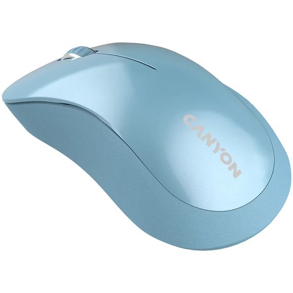 Мышь компьютерная безпроводная Canyon CNE-CMSW11BL Blue голубая | Зображення 2
