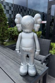 Статуетка Kaws Dissected Companion Silver колекційна фігурка для інтер'єру 70 см срібний kw015