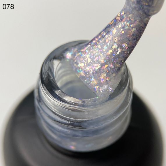 Гель-лак ART in detail 78 (молочній полупрозрачный с голографическими блестками) 6мл | Зображення 1