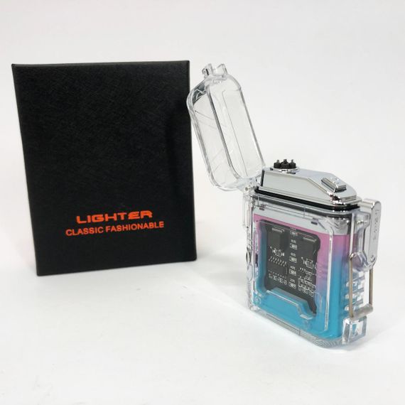 Зажигалка в подарочном футляре HL-517, Зажигалка электрическая дуга, Зажигалка WL-943 для путешествий | Зображення 5