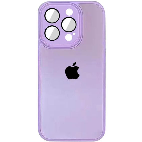Чохол TPU+Glass Sapphire Midnight для Apple iPhone 13 Pro Max (6.7") Загартоване скло, Бузковий/Lilac