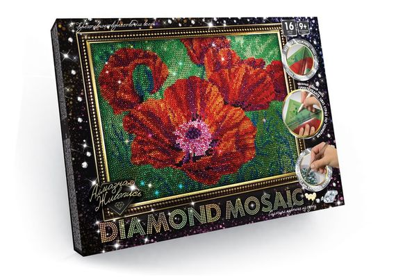 Креативна творчість "Діамантовий живопис. DIAMOND MOSAIC" DM-02 Danko Toys Христос Вид 5 | Зображення 9