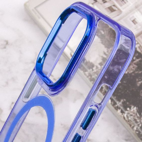 Чохол TPU Iris with MagSafe для Apple iPhone 14 Pro Max (6.7") Синій | Зображення 6