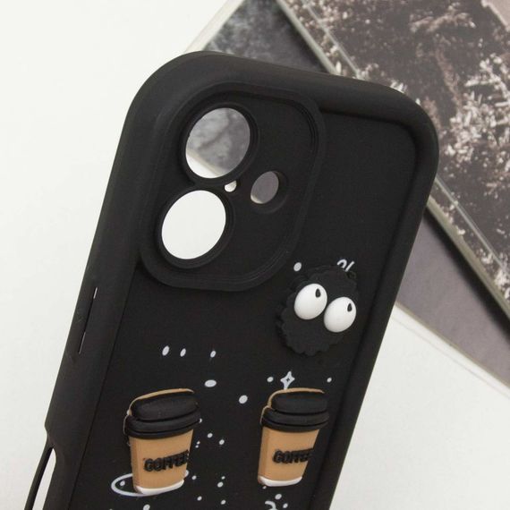 Чохол TPU Toys Case для Apple iPhone 16 (6.1") Black / Always Happy | Зображення 5