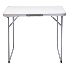 Стіл для пікніка розкладний 75×55×65 (см) Білий Lugi JY-7555W