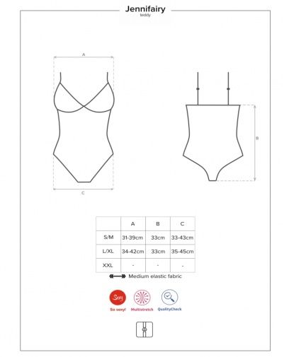 Боді Obsessive Jennifairy body S/M | Зображення 6