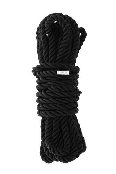 Мотузка для бондажа BLAZE DELUXE BONDAGE ROPE 5M BLACK Sex Aura