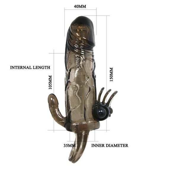 Насадка с вибрацией "Brave man" BI-026223A-1 sexstyle | Зображення 9