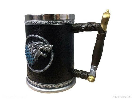 Кружка Чашка Бокал Игра Престолов Winter is Coming Stark Targaryen 3D Дом Старк | Зображення 6