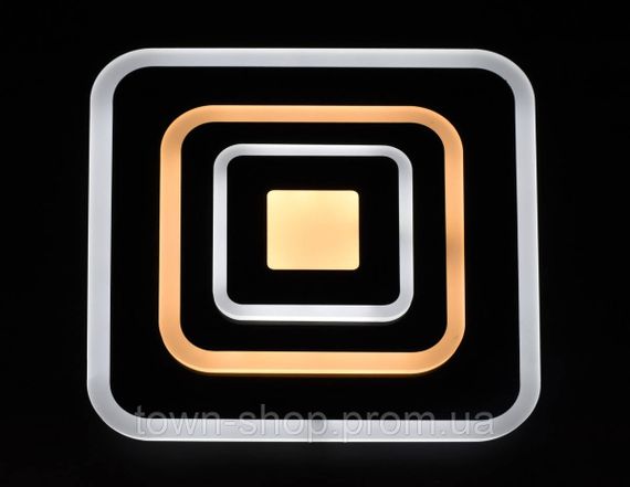 Светильник потолочный LED 2234/250-bk-k Черный 4х25х25 см. | Зображення 4